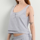 Deiji Studios Women's Layered Vest Top in Sky Stripe