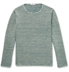 Inis Meáin - Deora Aille Slim-Fit Linen Sweater - Green