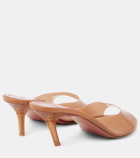 Amina Muaddi Alexa 60 PVC mules