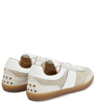 Tod's - Tabs leather and suede sneakers