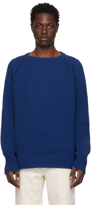 Photo: nanamica Blue 5G Sweater