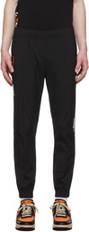 AAPE by A Bathing Ape Black Nylon Lounge Pants