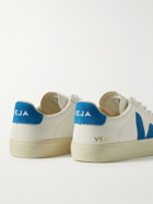 Veja - Campo Suede-Trimmed Full-Grain Leather Sneakers - White