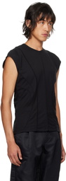 LGN Louis Gabriel Nouchi Black Corset Details Tank Top
