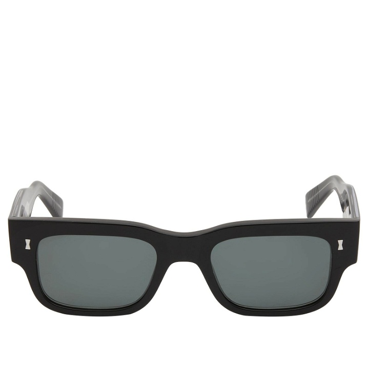 Photo: Cubitts Men's Gerrard Sunglasses in Black/Grey 