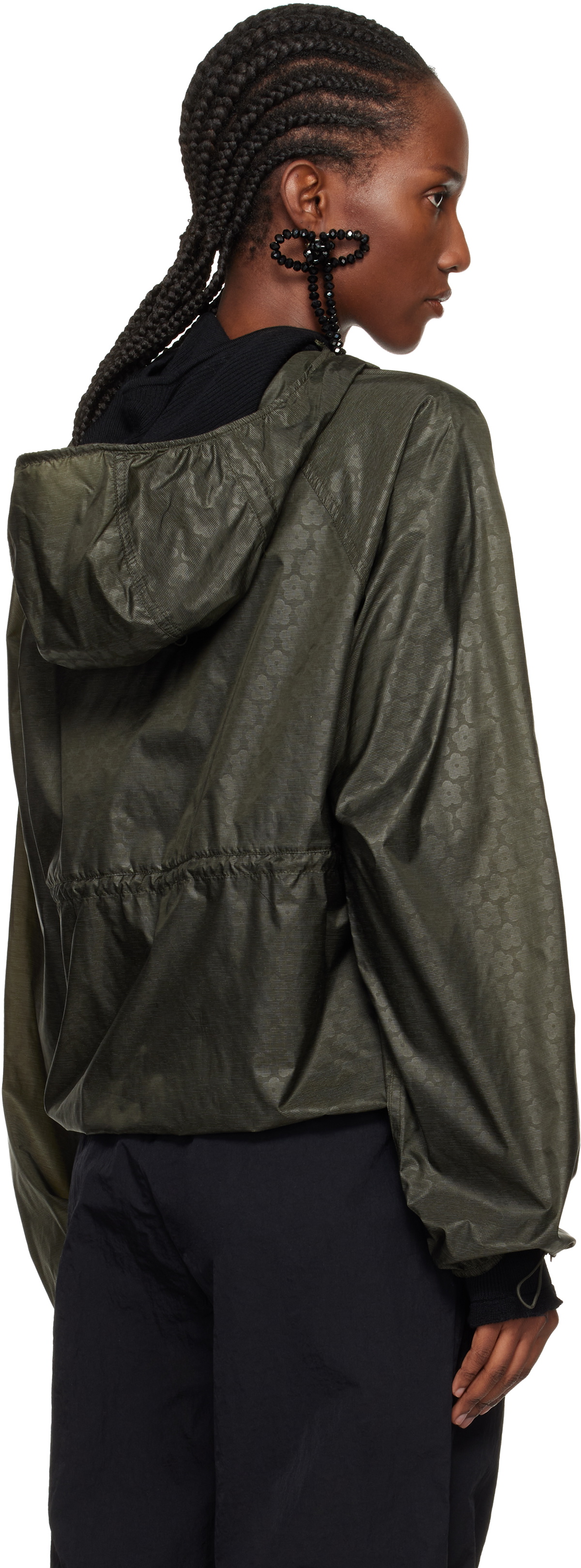 Cecilie Bahnsen Khaki The North Face Edition Marlowe Pullover Wind Jacket