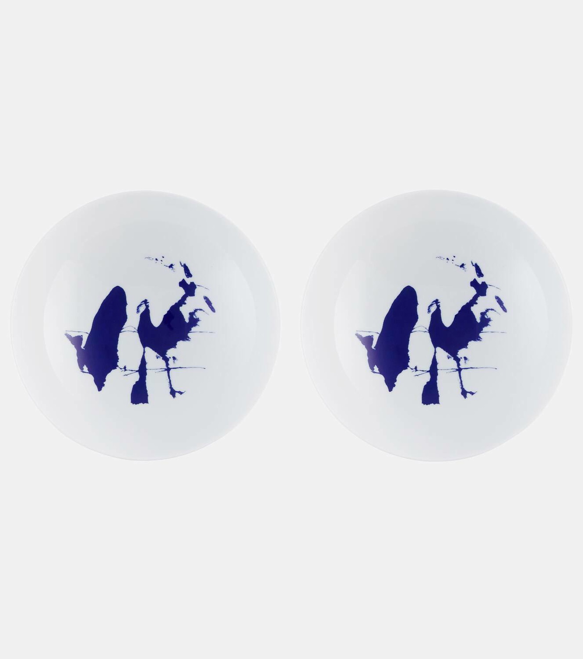Cassina x Ginori 1735 Neige set of 2 soup plates