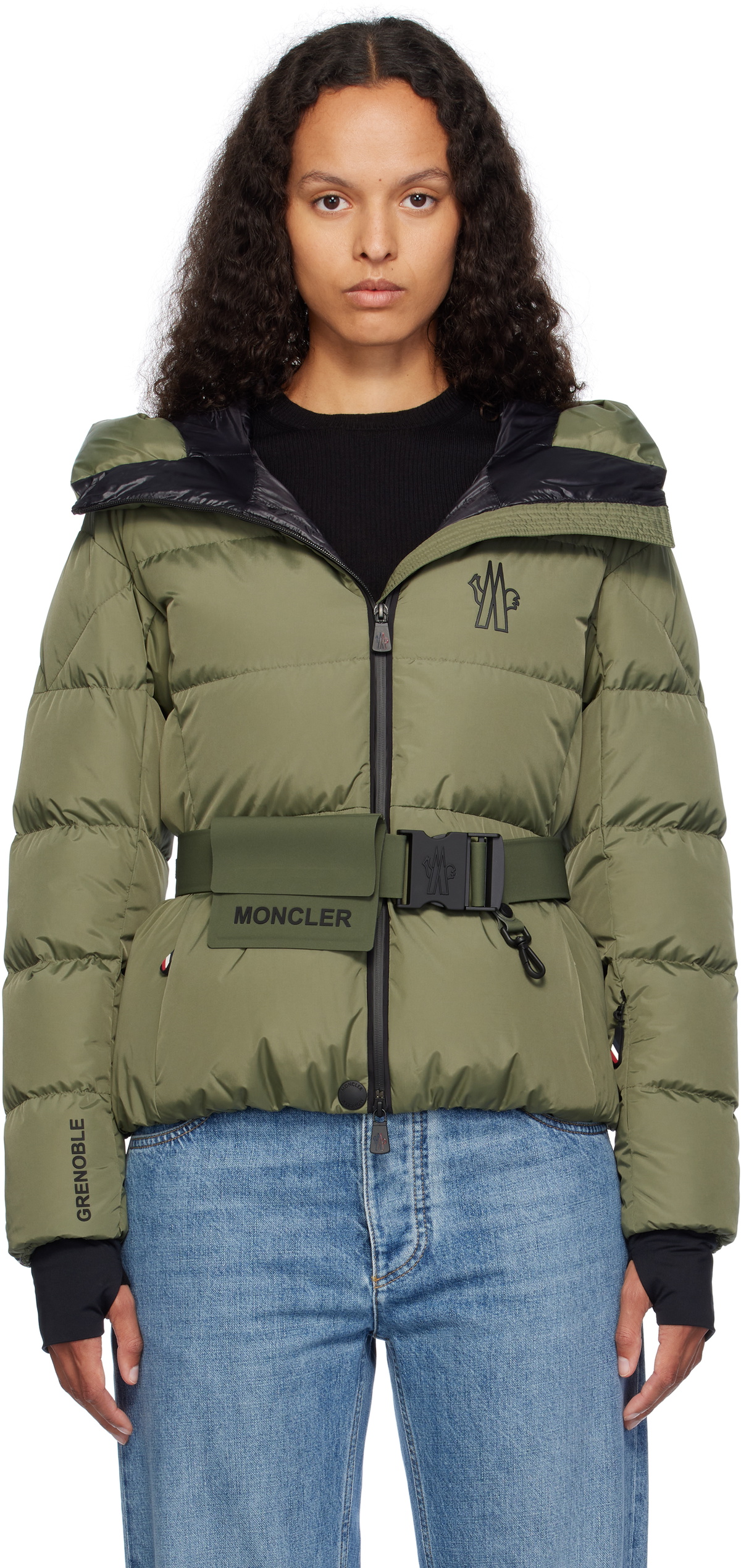 Moncler Grenoble Khaki CP Bouquetin Down Jacket Moncler Grenoble