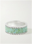 Gucci - Sterling Silver and Enamel Ring - Green
