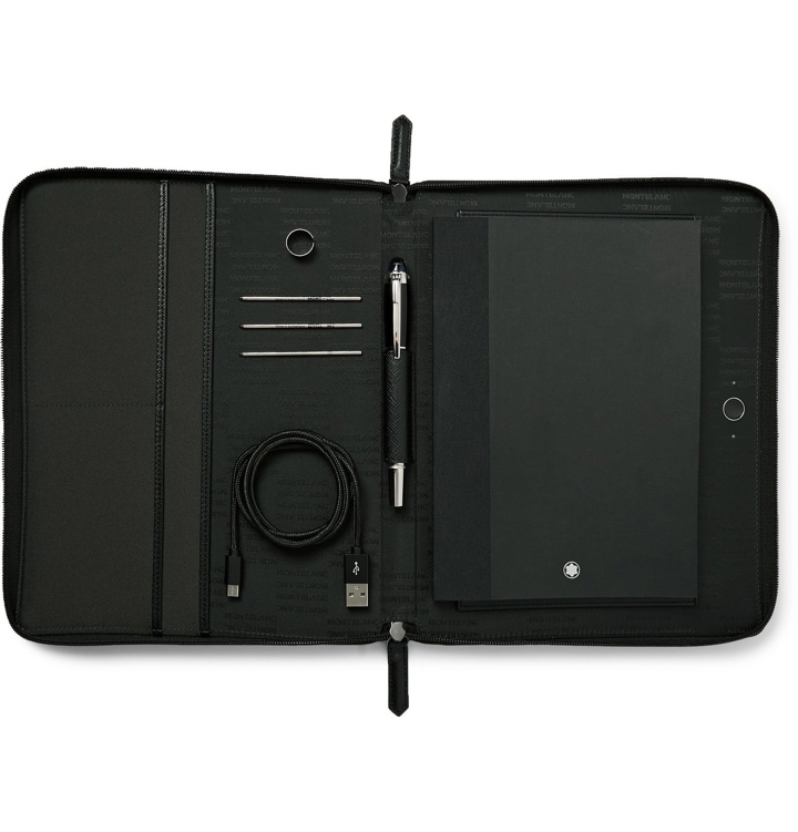 Photo: Montblanc - Augmented Paper Portfolio and Pen Set - Black