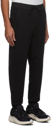 Y-3 Black French Terry Cuffed Lounge Pants