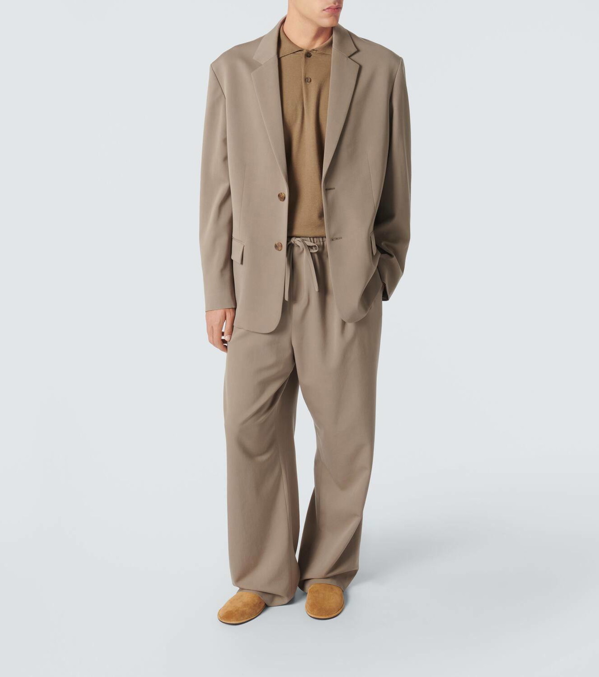 The Row Donatello wool wide-leg pants The Row