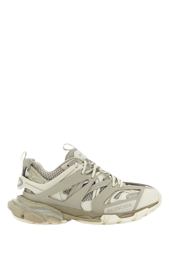 Photo: Balenciaga Two-tone Synthetic Leather And Fabric Sneakers