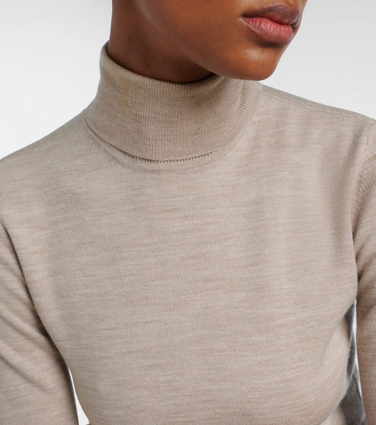 Gabriela Hearst Wool, cashmere, and silk turtleneck top