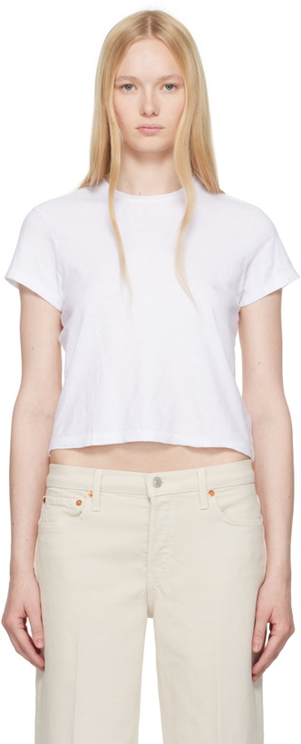 Photo: Re/Done White Hanes Edition Classic T-shirt