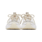 Dolce and Gabbana Beige Stretch Knit Daymaster Sneakers