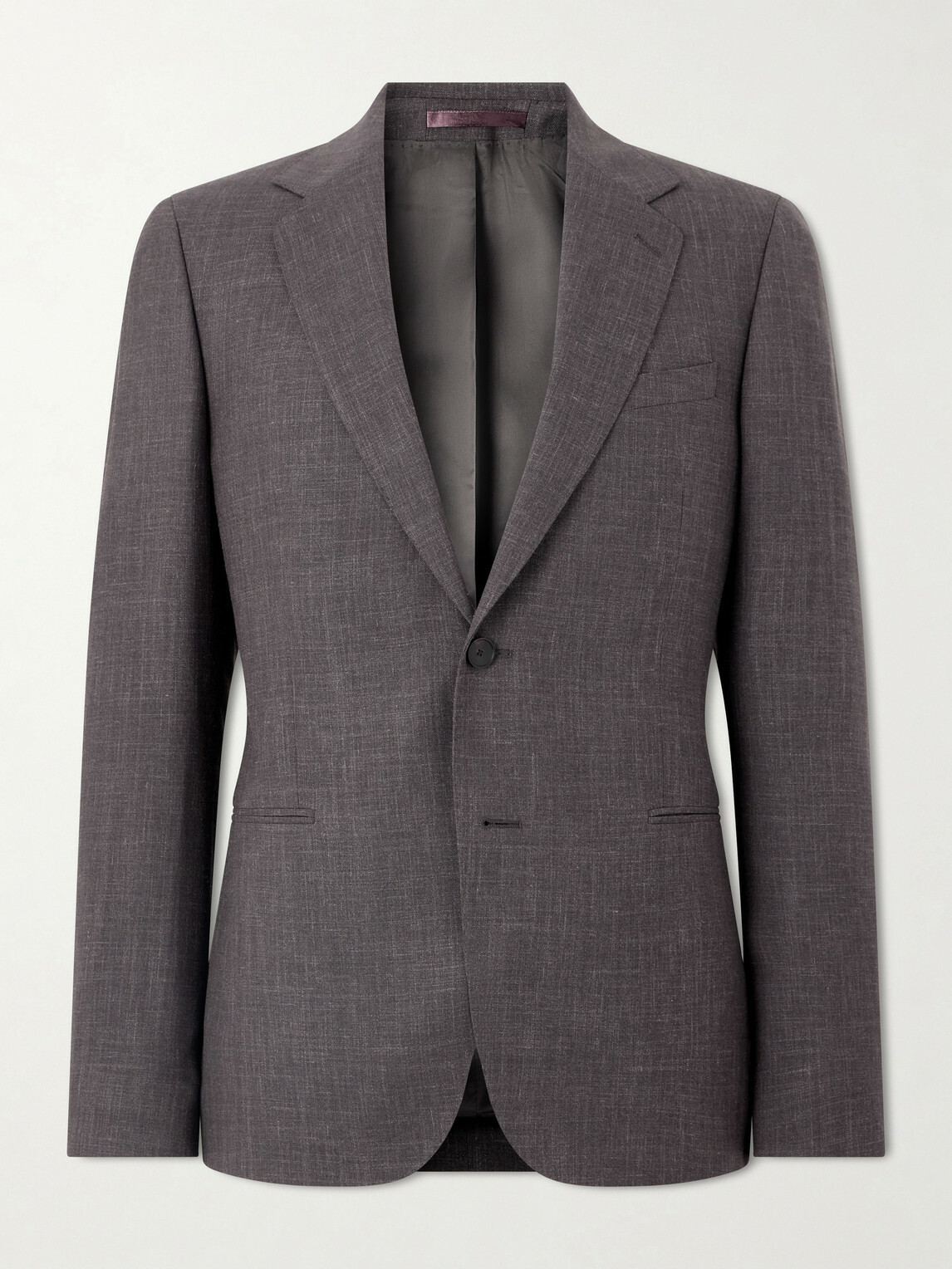 Mr P. - Wool, Silk and Linen-Blend Suit Jacket - Brown