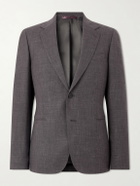 Mr P. - Wool, Silk and Linen-Blend Suit Jacket - Brown