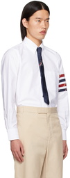 Thom Browne White 4-Bar Shirt