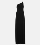 Nili Lotan Elinor one-shoulder jersey gown