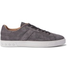 TOD'S - Suede Sneakers - Gray