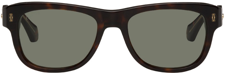 Photo: Cartier Tortoiseshell Signature C de Cartier Sunglasses