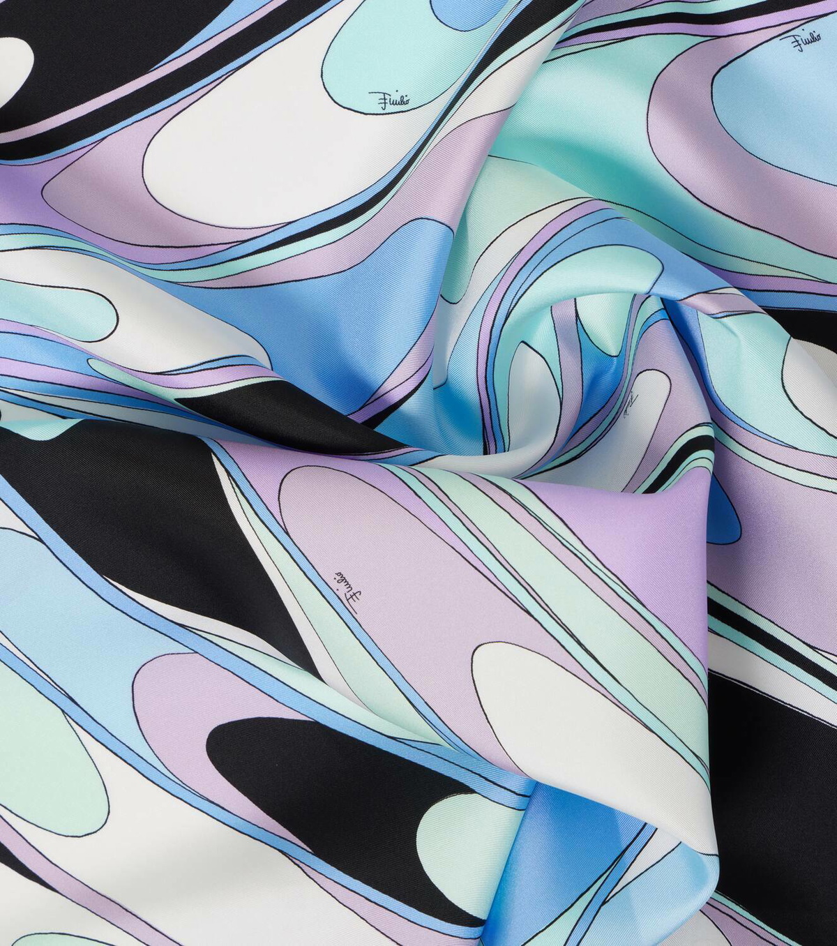 Pucci Foulard silk twill scarf