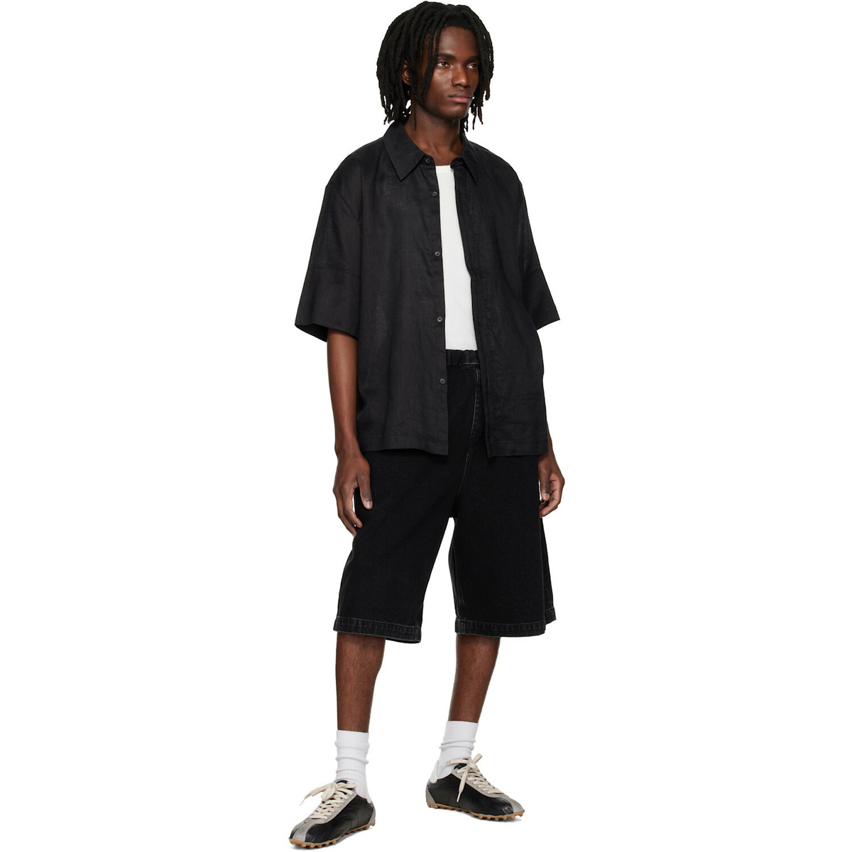 Entire Studios Black Spar Shorts
