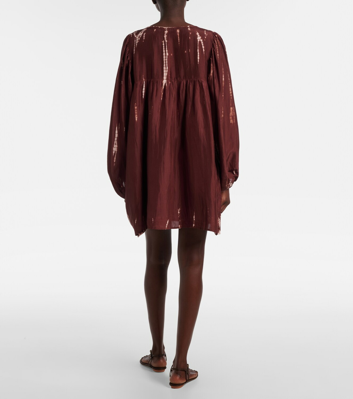 Anna Kosturova Hailey tie-dye silk minidress