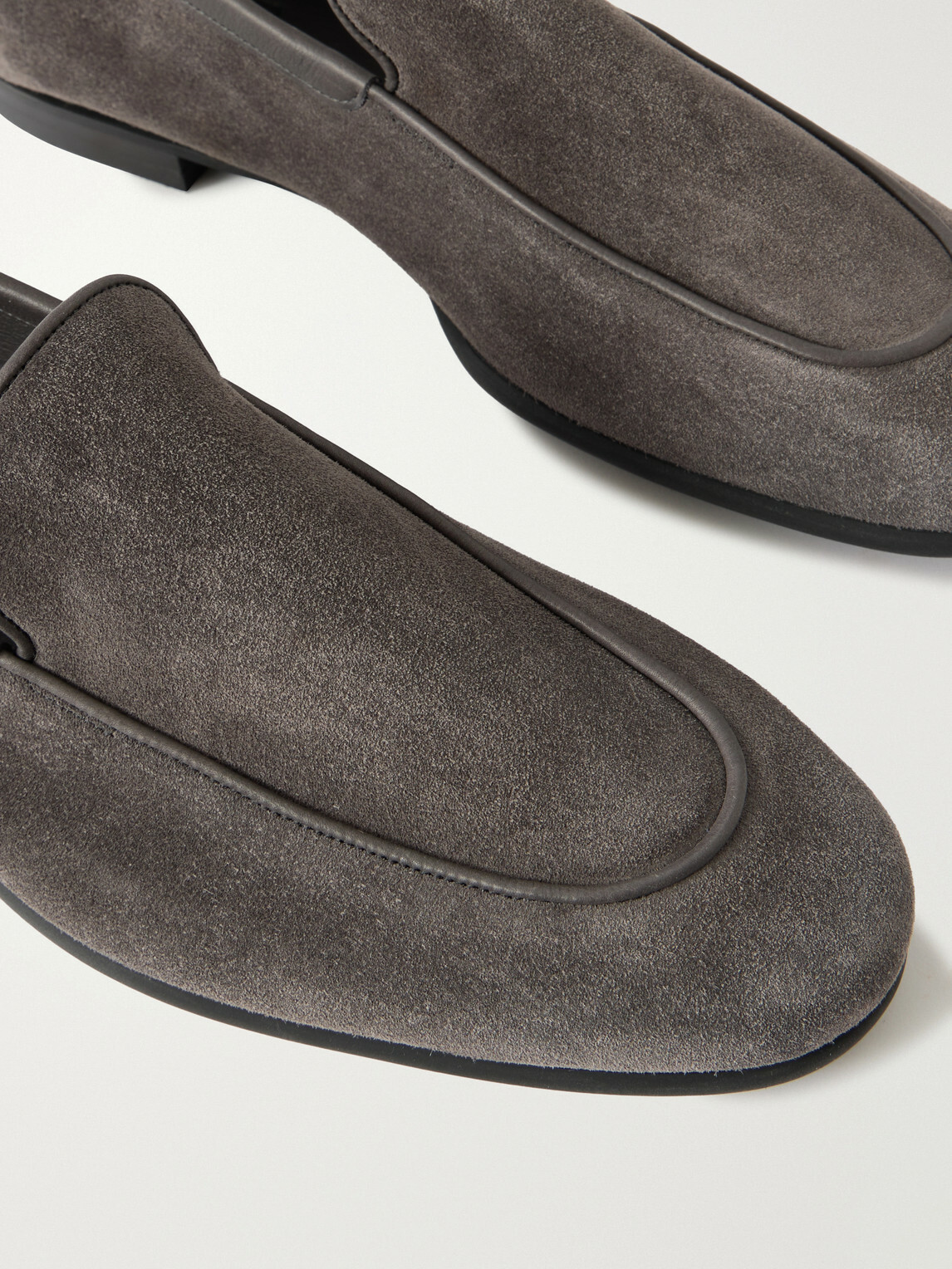 John Lobb - Tyne II Suede Loafers - Gray