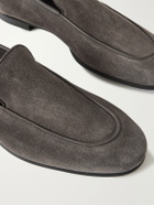 John Lobb - Tyne II Suede Loafers - Gray
