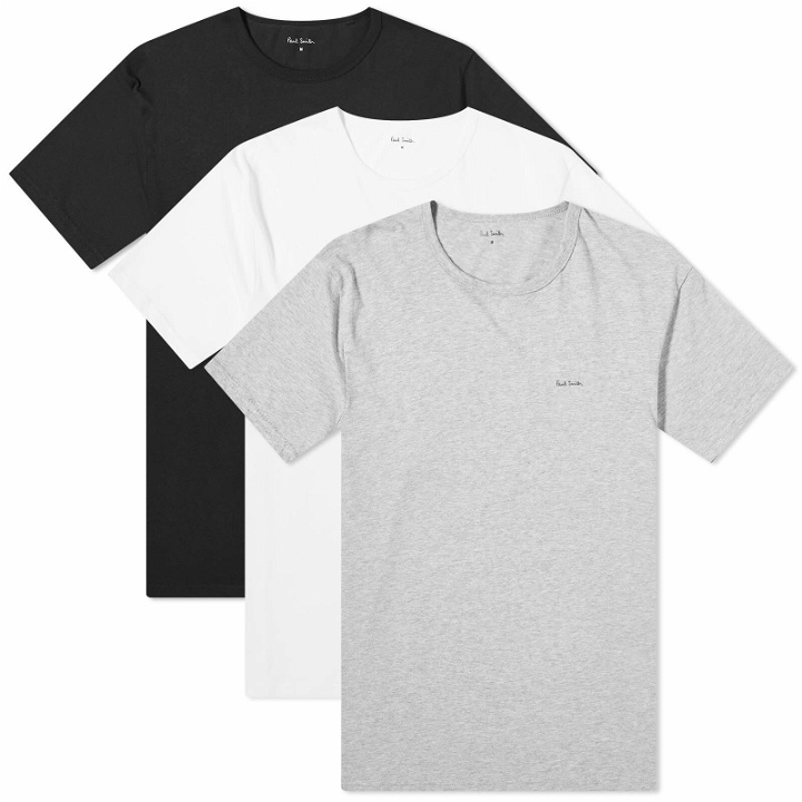 Photo: Paul Smith Men's Lounge T-Shirt - 3 Pack in Multicolour