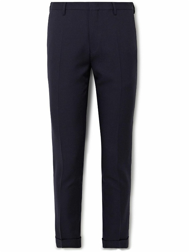 Photo: Paul Smith - Slim-Tapered Wool Suit Trousers - Blue