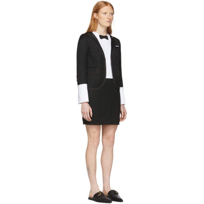 knee length dresses for ladies Buy Alexander Wang Black Strapless Tuxedo Style Mini Dress - US 4 -  Authenticated Pre-Owned main image 0
