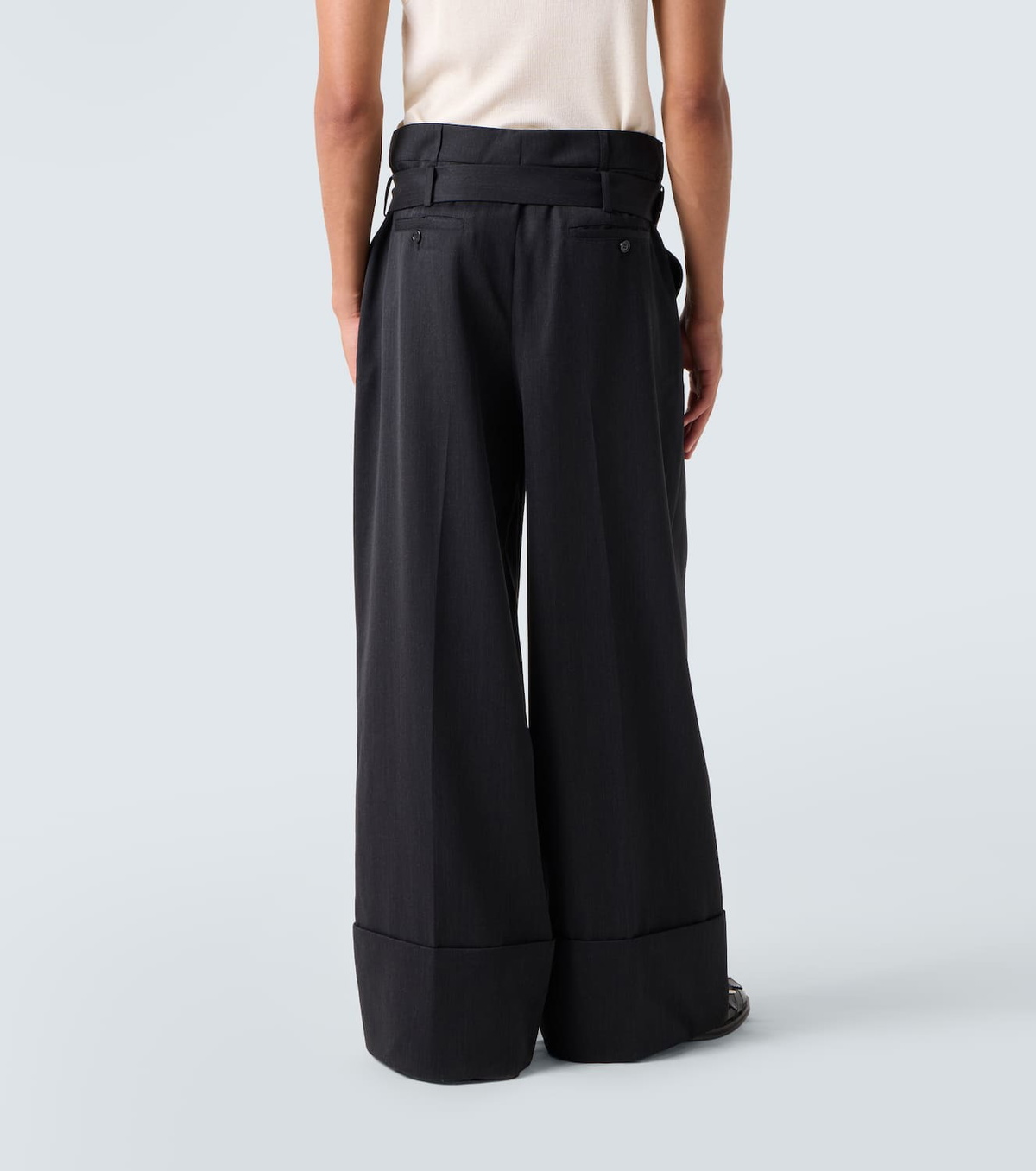 Simone Rocha Belted wide-leg pants Simone Rocha