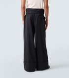 Simone Rocha Belted wide-leg pants