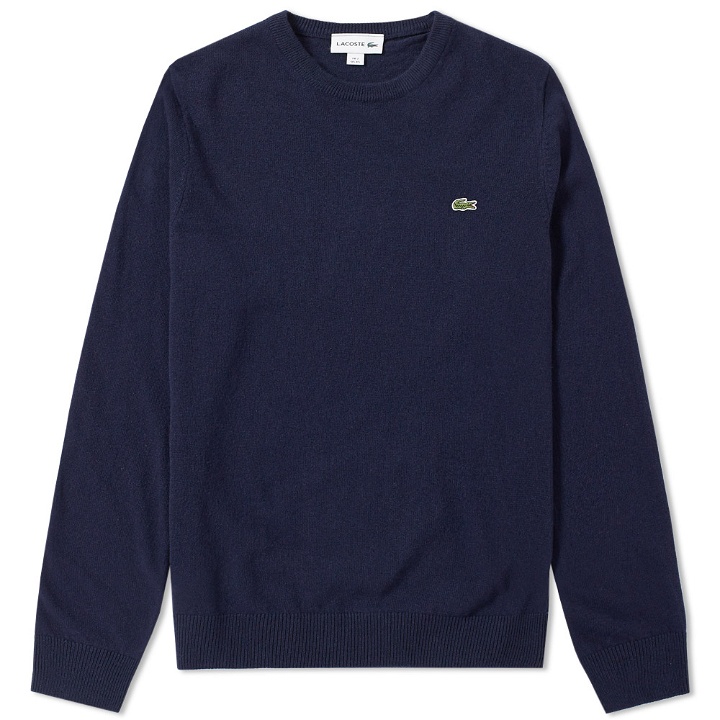 Photo: Lacoste Classic Lambswool Crew Knit