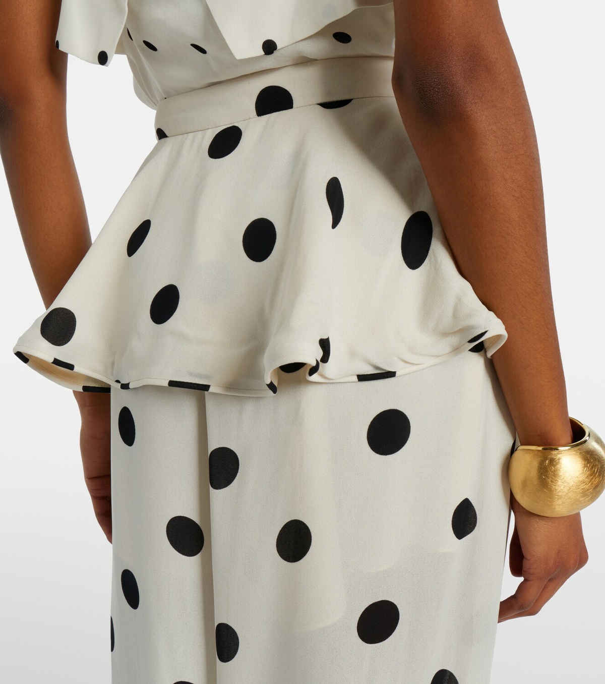 Adriana Degreas Polka-dot balloon pants