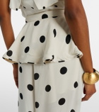 Adriana Degreas Polka-dot balloon pants