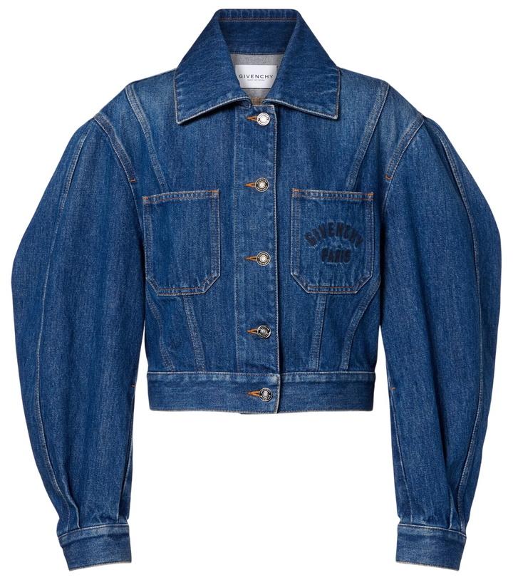 Photo: Givenchy Cropped denim jacket
