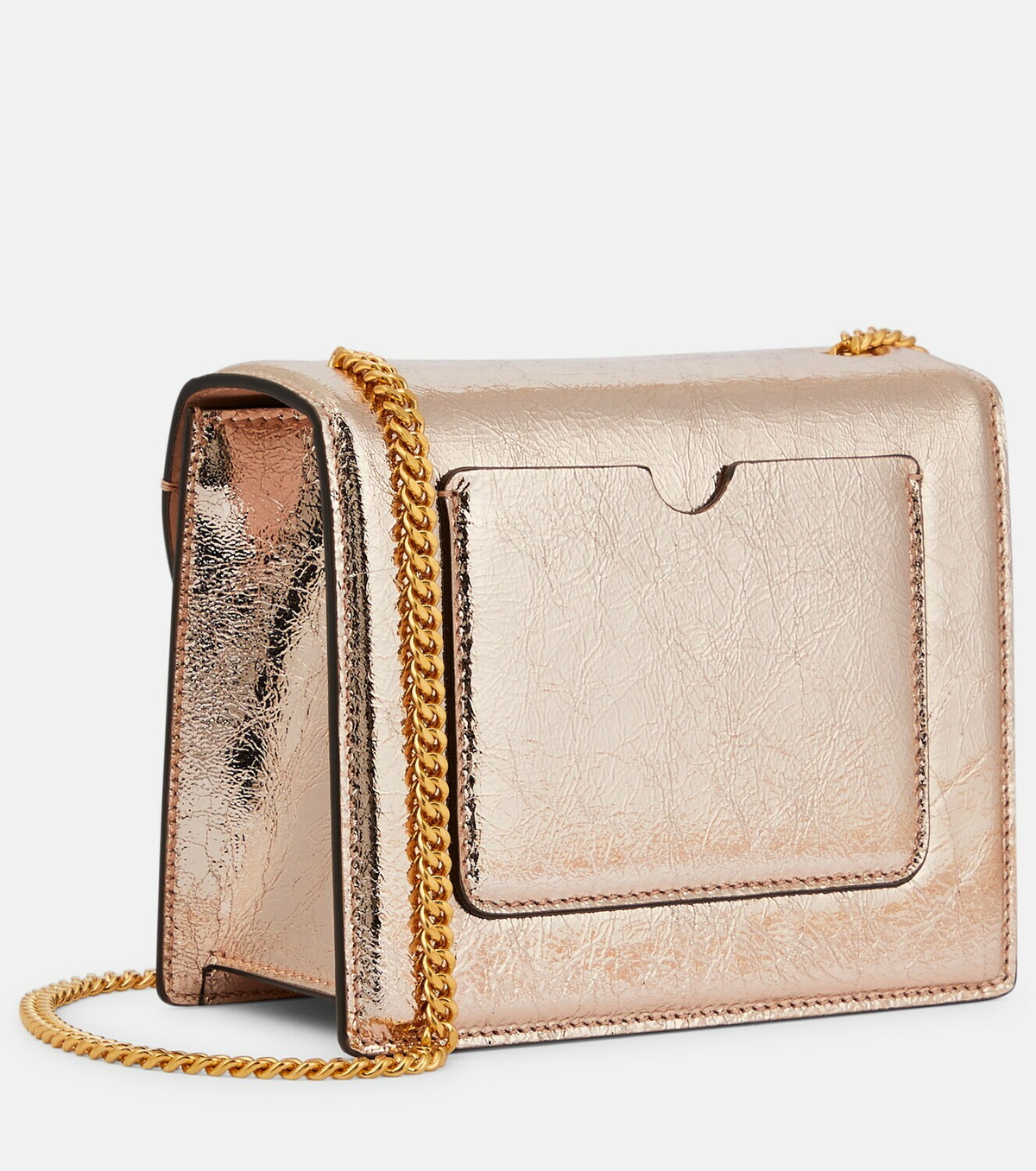 Oscar de la Renta Tro Mini leather shoulder bag