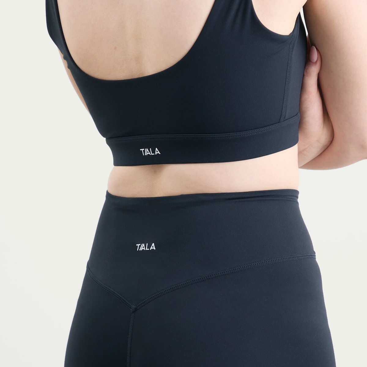 TALA Women's Dayflex Wrap High Waist Leggings in Midnight Navy