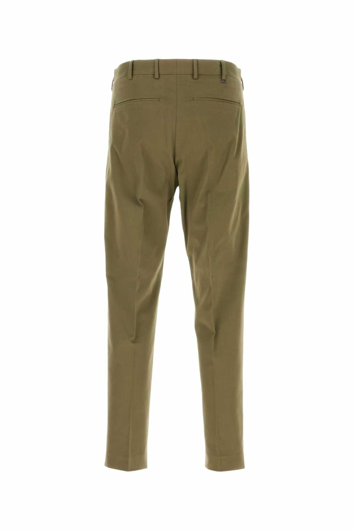 PT Torino Army Green Stretch Cotton Pant