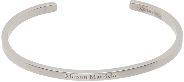 Photo: Maison Margiela Silver Logo Bracelet