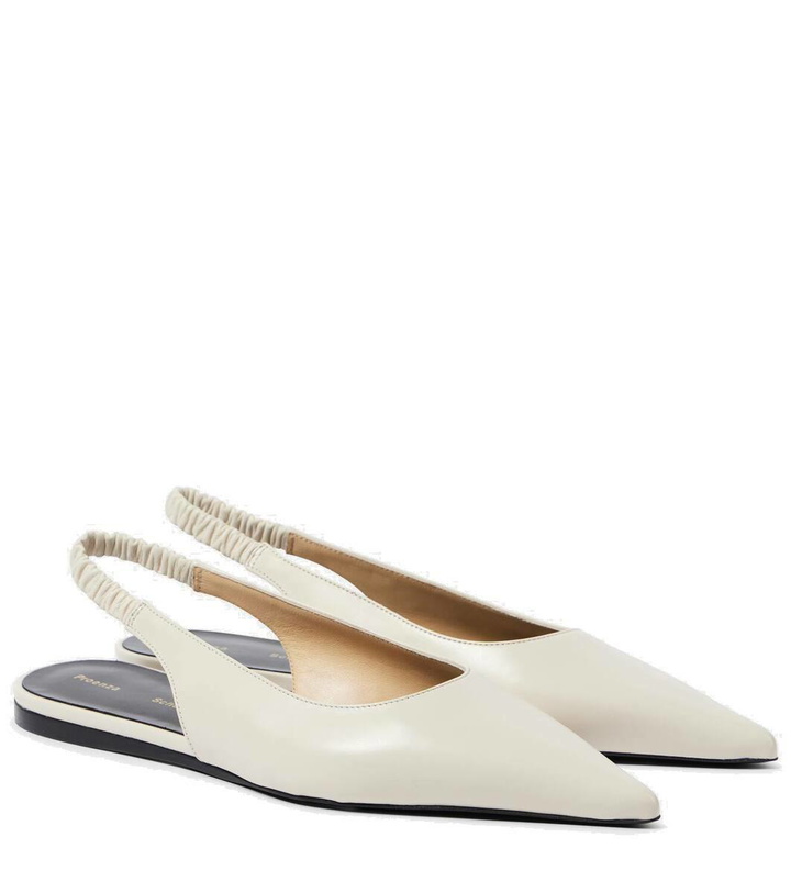 Photo: Proenza Schouler Spike leather slingback flats