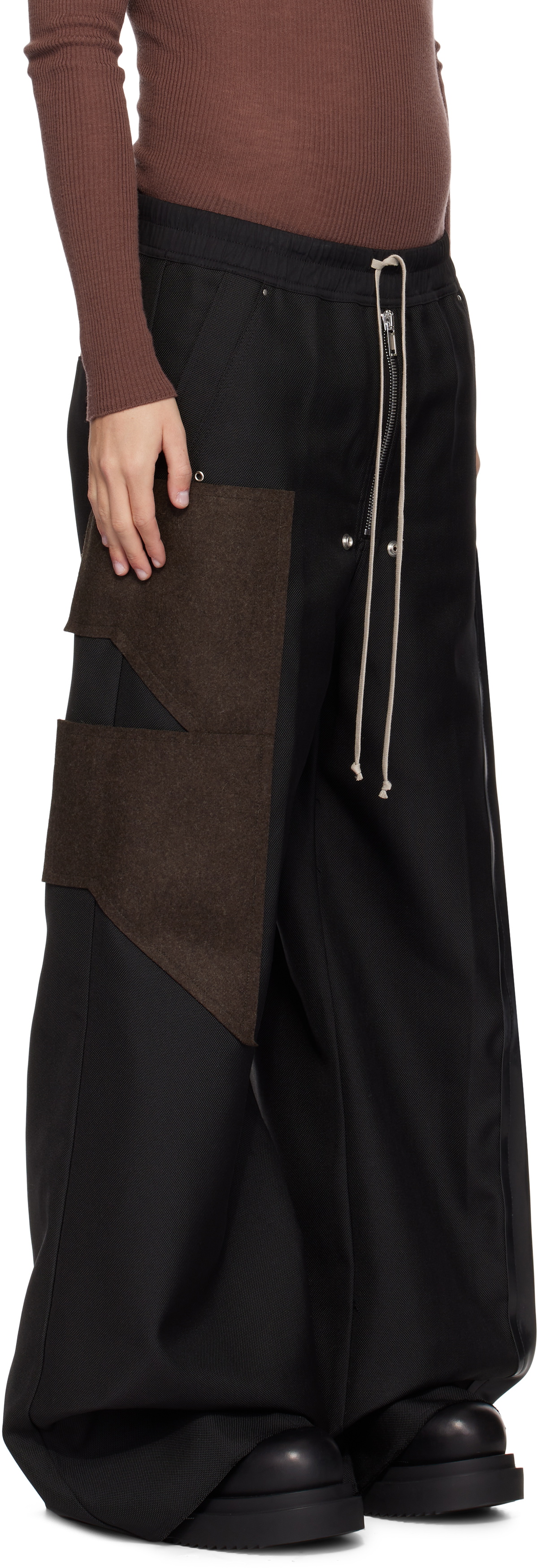Rick Owens Black Porterville Wide Bela Trousers Rick Owens