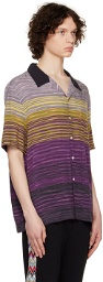 Missoni Purple Striped Shirt