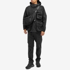 Snow Peak Men's Indigo C/N Parka Jacket in Black