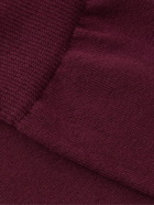 SUNSPEL - Stretch Cotton-Blend Socks - Burgundy