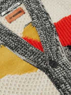 Missoni - Logo-Appliquéd Intarsia-Knit Wool-Blend Cardigan - Multi